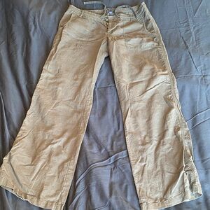 GAP Women's grey (cast iron) linen pants